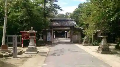 柳川総鎮守 日吉神社の山門・神門