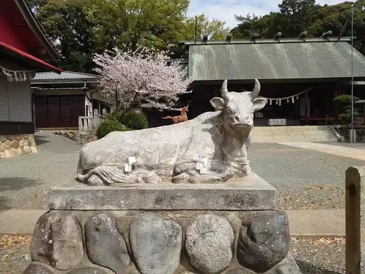 大岩神明宮の狛犬
