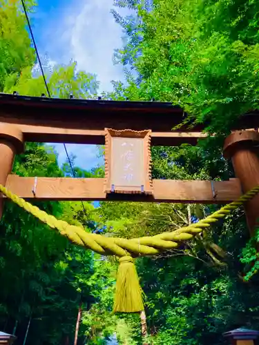 城中八幡神社の鳥居