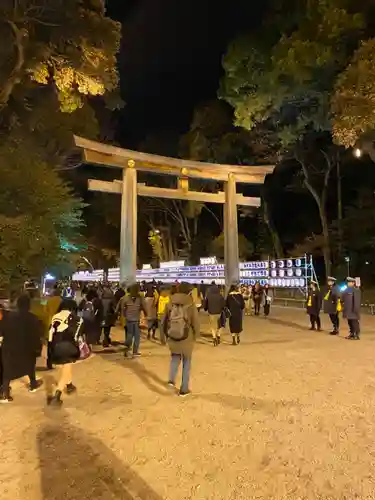 明治神宮の鳥居