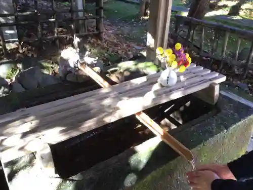 伊佐須美神社の手水舎