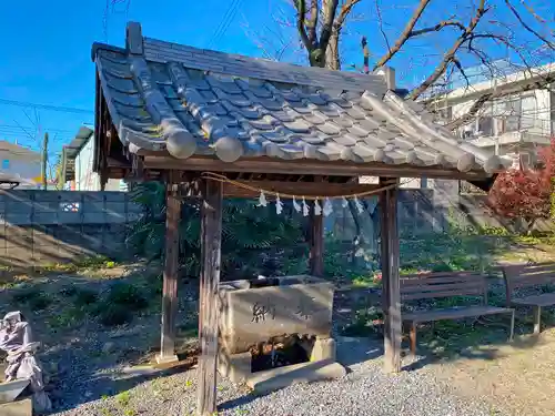 知形神社の手水