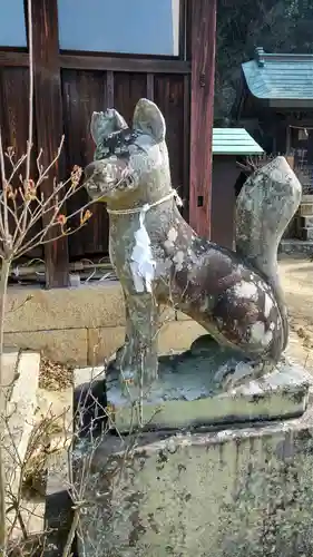 素盞嗚神社の狛犬