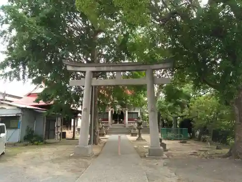 大久保青木神社の鳥居