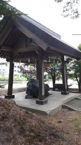 東神楽神社の手水舎