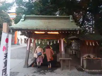 川越氷川神社の手水舎