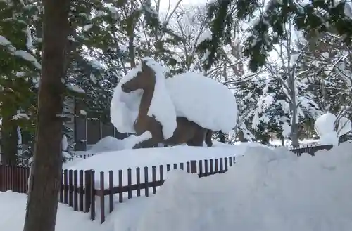 栗沢神社の狛犬