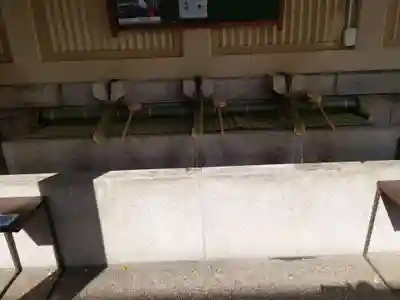 露天神社（お初天神）の手水舎