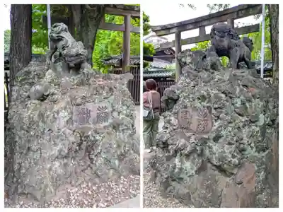 牛嶋神社の狛犬