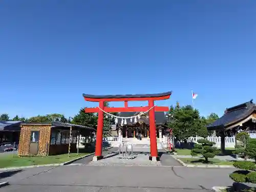 美瑛神社の鳥居