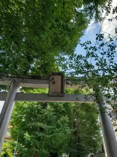 穏田神社の鳥居