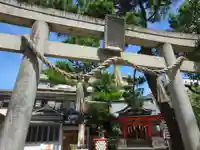 蒔田杉山神社の鳥居