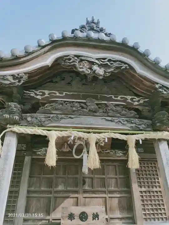 胡録神社の本殿・本堂