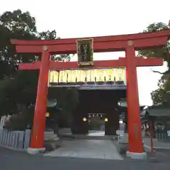 伊豫豆比古命神社の鳥居