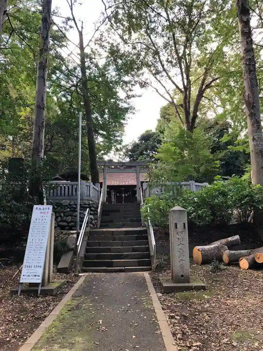柳窪天神社(黒目川天神社) の景色