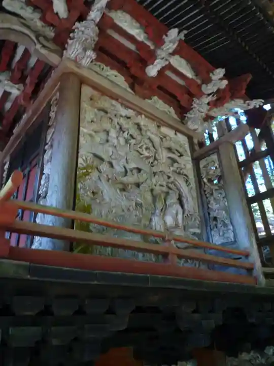 皆沢八幡宮本殿の芸術