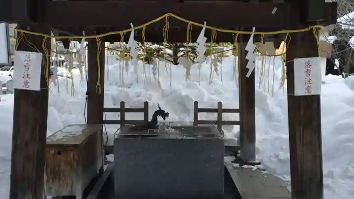 北海道神宮頓宮の手水舎