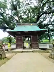 溝口竃門神社の山門