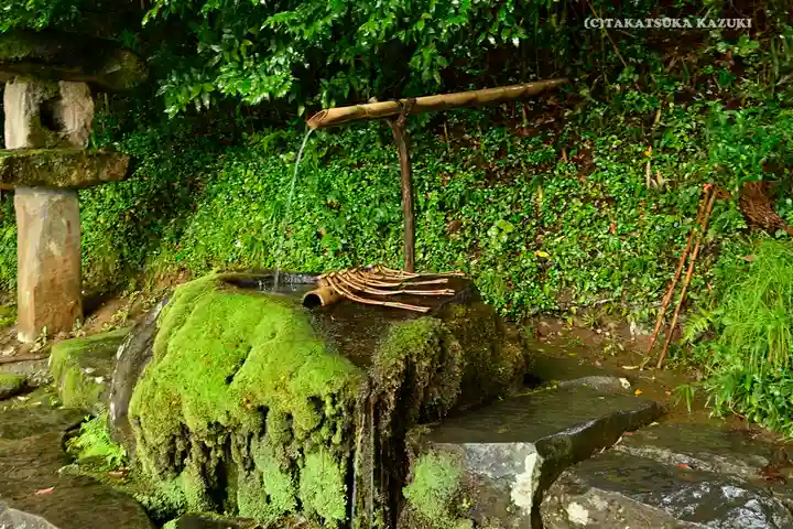 神魂神社の手水舎