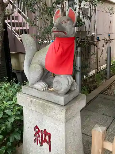 茶ノ木神社の狛犬