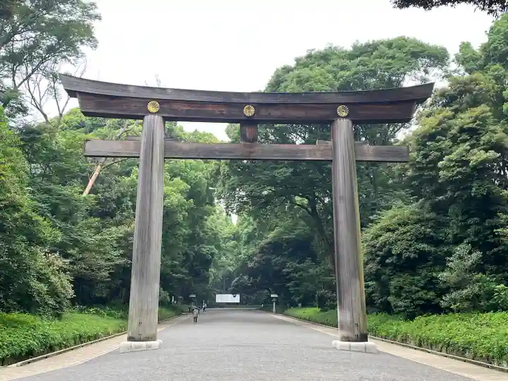 明治神宮の鳥居