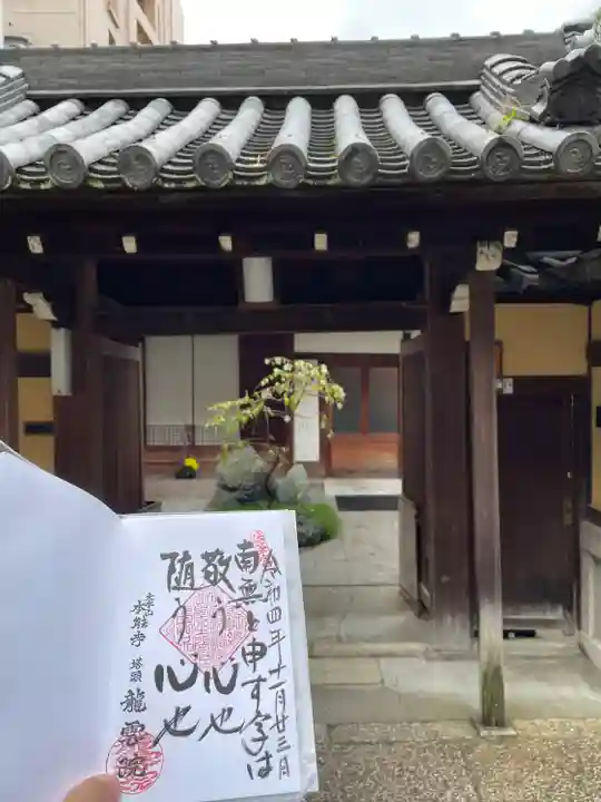 龍雲院の御朱印