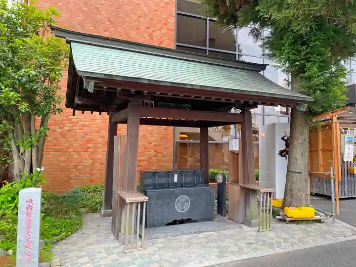 前橋東照宮の手水舎