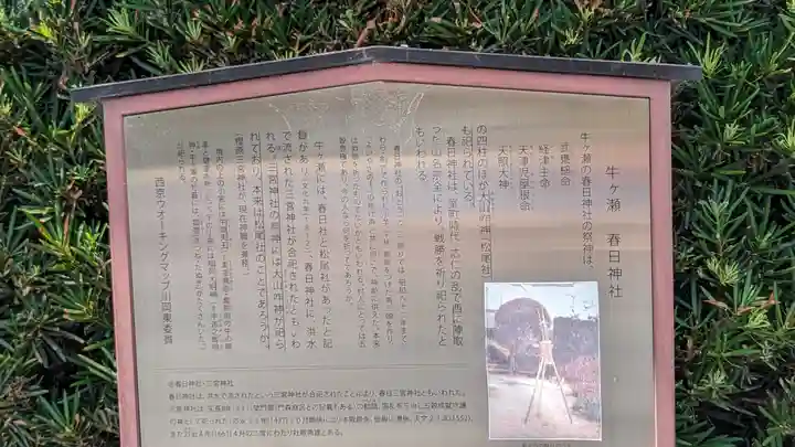 牛ケ瀬 春日神社(京都府)