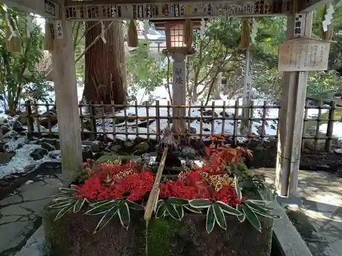 伊佐須美神社の手水