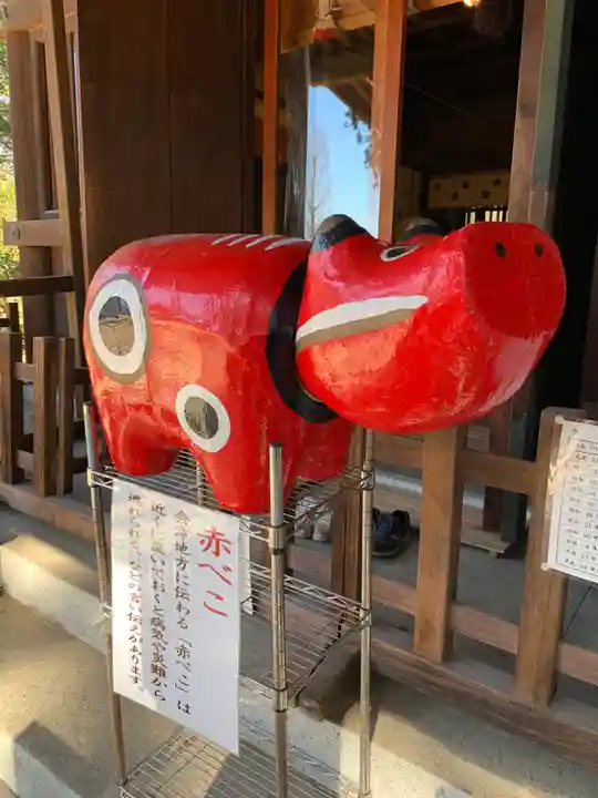 朝日森天満宮の狛犬