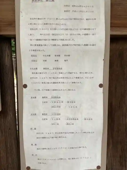 洲原神社(岐阜県)