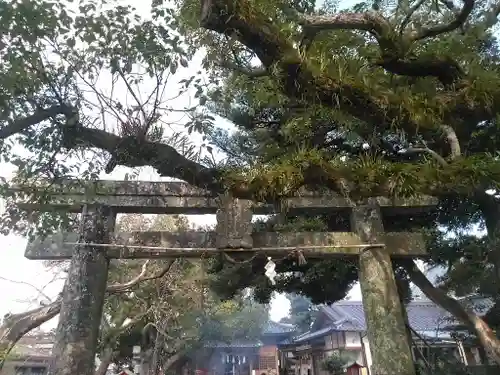 熊野原神社の鳥居