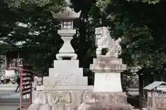 三輪神社の狛犬