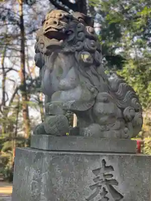 谷保天満宮の狛犬