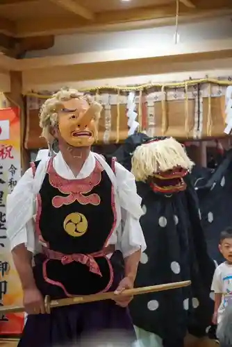 尻岸内八幡神社のお祭り