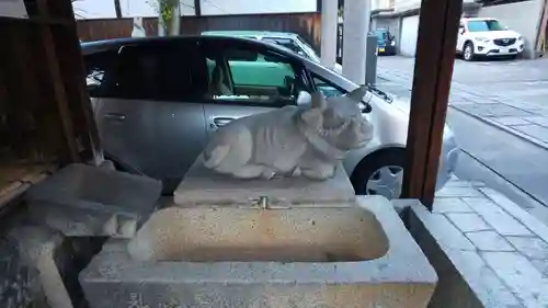 菅大臣神社の狛犬