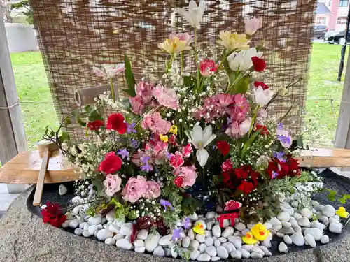 当別神社の手水舎