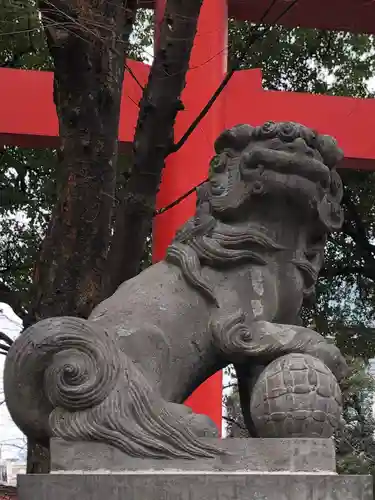 花園神社の狛犬