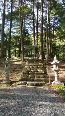 阿智神社前宮の鳥居