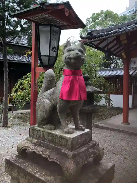 源九郎稲荷神社の狛犬