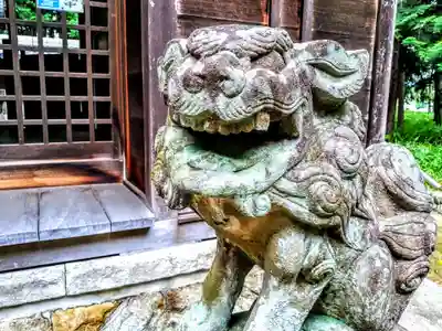 神明社(楽田青塚)の狛犬