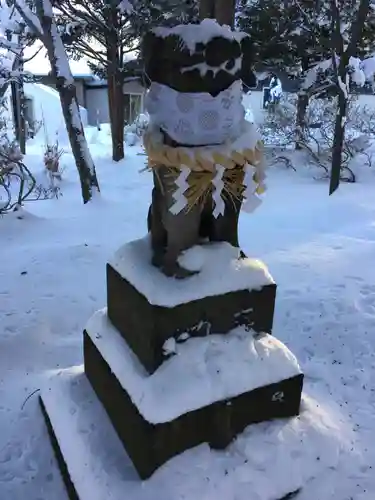 北広島市総鎮守　廣島神社の狛犬