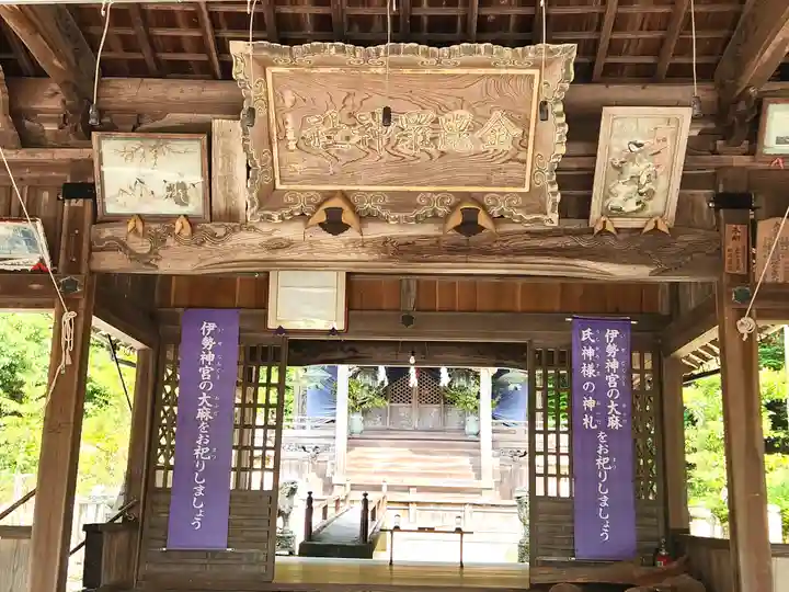 大歳金刀比羅神社の本殿・本堂