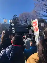 川越熊野神社の初詣