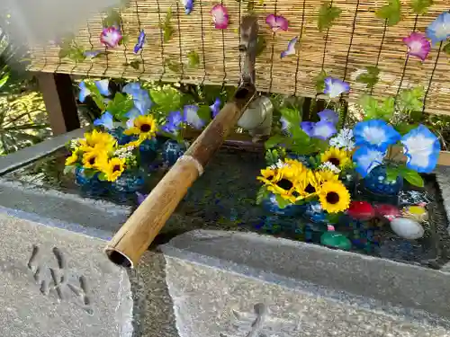 四倉諏訪神社の手水舎