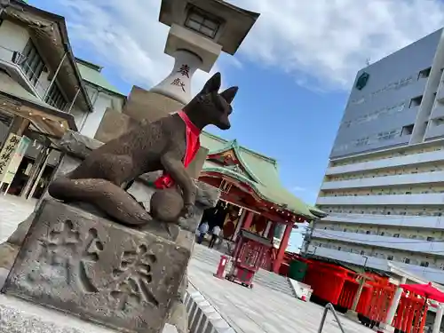 東京羽田 穴守稲荷神社の狛犬