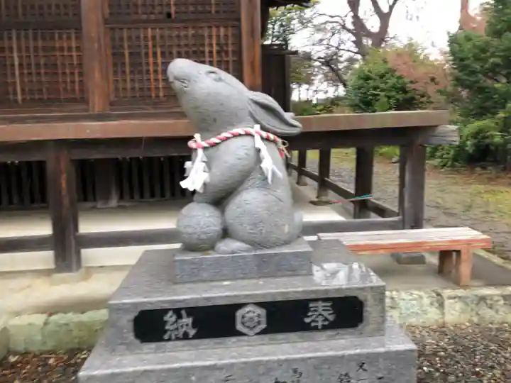 淡海國玉神社の狛犬