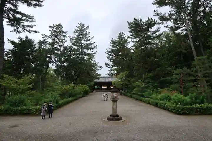 唐招提寺の庭園