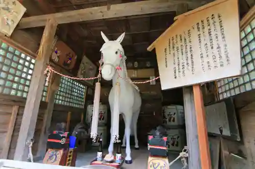 三春大神宮の狛犬