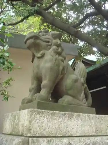 川口神社の狛犬